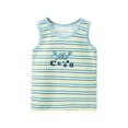 thumbnail image 1 of Taqqpue Toddler Baby Boys Tank Tops Kids 100% Cotton Cute Cartoon Print Sleeveless Vest Summer Sports Tees Unisex T-Shirt Fashion Daily Playwear Tshirt Tops 3-13Y, 1 of 3