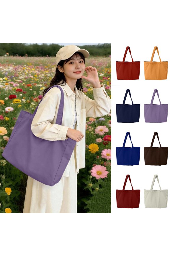 Tote Beach Bags for Women Women's Fashionable Casual Solid Color High-End Versatile Underarm Tote Bag Shoulder Bag for Work Travel Casual Message Bag Tote Purse handbags