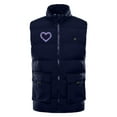 thumbnail image 1 of Taqqpue Unisex Heated Vest for Men and Women 4 Heating Zones Down Heated Jacket Outdoor Lightweight Warm Winter Heated Coat Outwear for Hiking Skiing USB Electric Heating Clothing Warm Gifts, 1 of 9