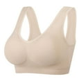 thumbnail image 1 of Taqqpue Wirefree Bras for Women No Underwire Padded Push Up Bra Comfortable Soft Seamless Bralettes with Support Everyday Bra, 1 of 2