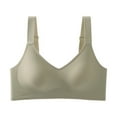 thumbnail image 1 of Taqqpue Wirefree Bras for Women Solid Color No Underwire Padded Push Up Bra Comfortable Soft Seamless Bralettes with Support Everyday Bra, 1 of 6