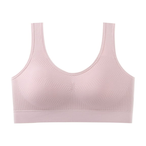Taqqpue Wireless Bras for Women No Underwire Seamless Full Coverage Comfortable Everyday Bra with Medium Support