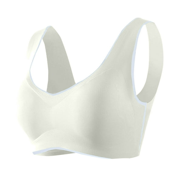 Taqqpue Wireless Bras for Women No Underwire Seamless Full Coverage Comfortable Everyday Bra with Medium Support