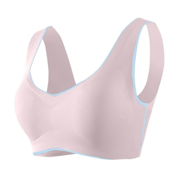 Taqqpue Wireless Bras for Women No Underwire Seamless Full Coverage Comfortable Everyday Bra with Medium Support