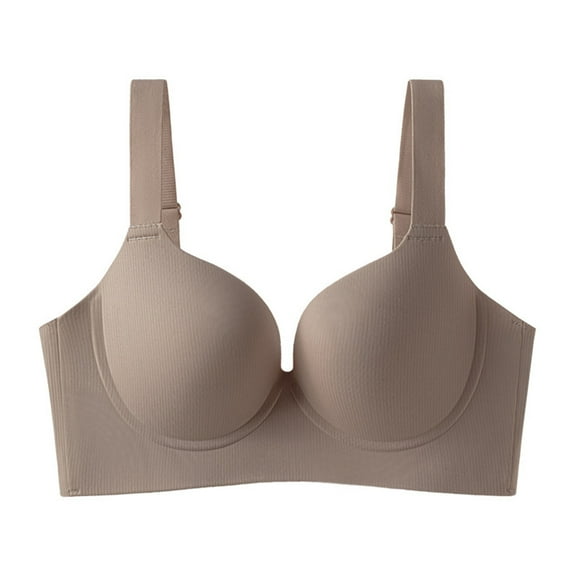 Taqqpue Wireless Bras for Women Solid Color No Underwire Push Up Bralette Sport Bras Basic Breathable Seamless Everyday Bra for Women
