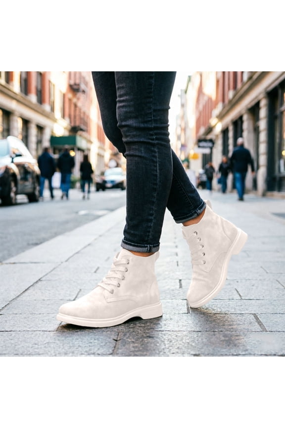 Women Ankle Booties Women Vintage Work Desert Boots And Lace Up Ankle Boots for Women