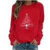 thumbnail image 1 of Taqqpue Women Christmas Sweatshirt Vintage Funny Xmas Tree Graphic Fleece Linend Pullovers Fall Winter Crewneck Oversized Long Sleeve Tops Ugly Christmas Sweater for Women, 1 of 4