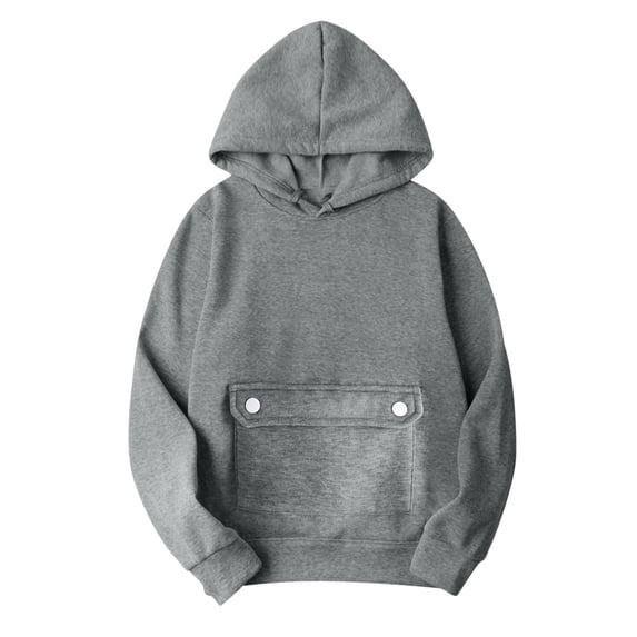 Taqqpue Women Hoodies Casual Solid Color Drawstring Hooded Sweatshirts Pullover Fall Winter Loose Fit Sports Plus Size Hooded Tops with Pockets