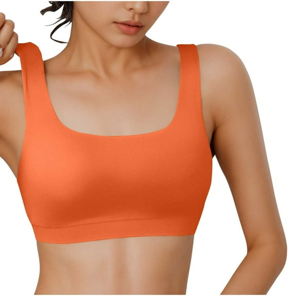 Taqqpue Sports Bras for Women Square Neck Workout Bras Comfortable Bralette Supportive T Shirt Bra No Underwire Seamless Push Up Everyday Bras Solid Breathable Plus Size Bra