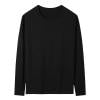Taqqpue Women Sweatshirt Casual Solid Color Crewneck Pullover Tops Fall Cotton Relaxed Fit Long Sleeve Shirts for Women