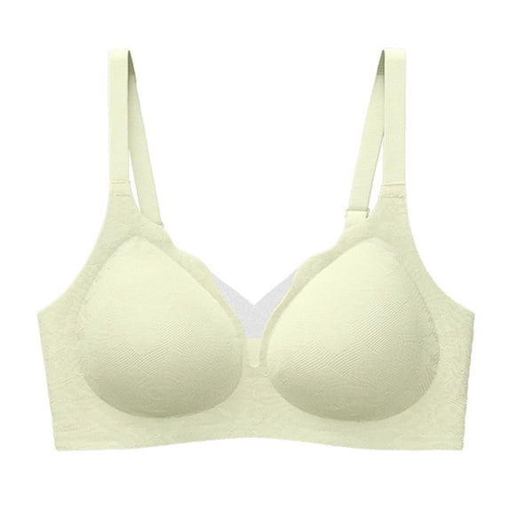 Taqqpue Women Wirefree Bras for Women Full Coverage No Underwire Everyday Bras Comfortable Wireless Push Up Bras