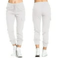 thumbnail image 1 of Taqqpue Women's Cargo Joggers Lightweight Quick Dry Hiking Pants Combat Military Trousers Casual Athletic Workout Lounge Outdoor Cargo Pants with Pockets, 1 of 6