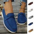 thumbnail image 1 of Taqqpue Women's Flats Shoes Women's Casual Versatile Solid Color Soft Soled Shoes Trendy Loafers Flat Shoes Loafer Shoes for Women, 1 of 10