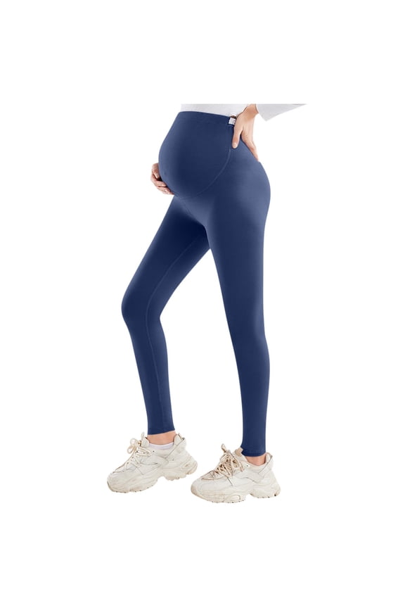 Women's Maternity Leggings Over The Belly Pregnancy Yoga Pants Active Wear Buttery Soft Workout Leggings