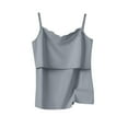 thumbnail image 1 of Taqqpue Women's Maternity Nursing Tank Tops Solid Color Sleeveless Breastfeeding Shirts Spaghetti Strap Summer Pregnancy Blouse Tops, 1 of 3