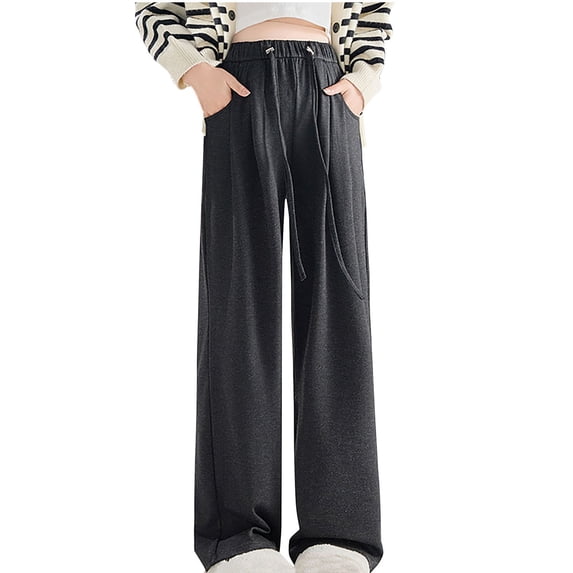 Taqqpue Women's Maternity Pants Solid Color Stretchy Jogger Sweatpants Comfy Casual Pregnancy Workout Lounge Pants with Pockets