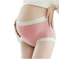 thumbnail image 1 of Taqqpue Women's Maternity Underwear High Waist Pregnancy Soft Seamless Maternity Underwear Solid Color Over Bump Panties, 1 of 7