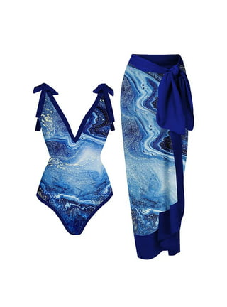 Women's Racerback Swimsuit Retro Mesh Patchwork Bathing Suit with  Boyshorts, 2 Piece