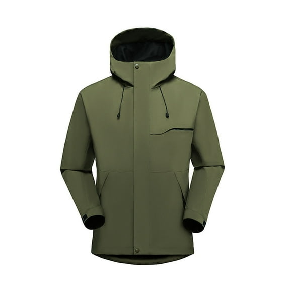 Taqqpue Women's Rain Jackets Solid Color Waterproof with Hood Lightweight Rain Suit for Women Ladies Rain Coats Outdoor Windbreaker