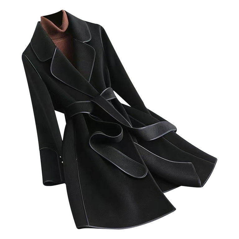 Solid Color Loose Trench Coat Solid Color Loose Trench Coat