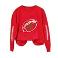thumbnail image 1 of Taqqpue Womens Crewneck Sweatshirt Casual Cute Printed Long Sleeve Sweatshirts T Shirts Fall Winter Loose Lightweight Oversize Hoodless Pullover Tops for Women, 1 of 4