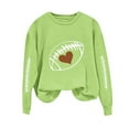 thumbnail image 1 of Taqqpue Womens Crewneck Sweatshirt Casual Cute Printed Long Sleeve Sweatshirts T Shirts Fall Winter Loose Lightweight Oversize Hoodless Pullover Tops for Women, 1 of 4