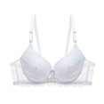 thumbnail image 1 of Taqqpue Womens Lace Bras Solid Color Sexy Push Up Bra with Underwire Full Coverage Unlined Balconette Everyday Bra Lingeries, 1 of 3