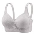 thumbnail image 1 of Taqqpue Womens Plus Size Bra Seamless Wireless Push Up Comfort Soft No Underwire Full Coverage Supportive Bralettes Everyday T-Shirt Bra M-4XL, 1 of 2