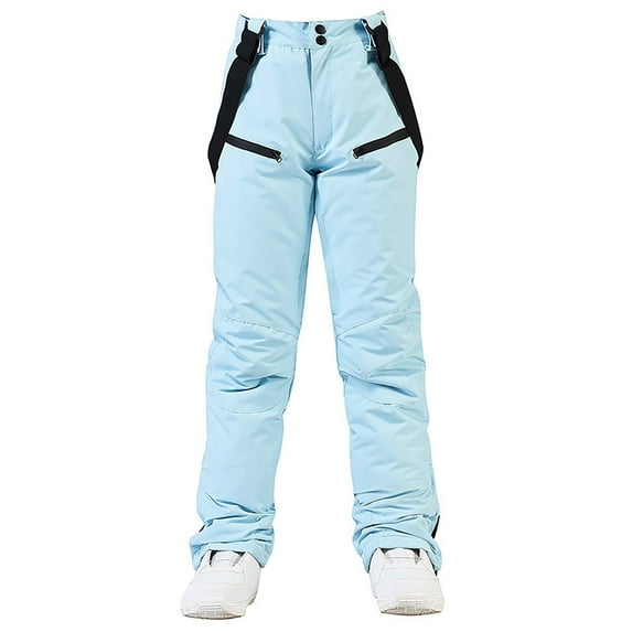 Tarmeek Womens Snow Bibs Ski Pants Winter Warm Insulated Waterproof Ski Bib Overalls Snowboarding Pants Outdoor Snow Pants with Pockets