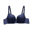 thumbnail image 1 of Taqqpue Womens Wireless Bras Sexy Push Up Bra Solid Color Full Coverage Bras Seamless Everyday Bra Lingeries for Women, 1 of 3