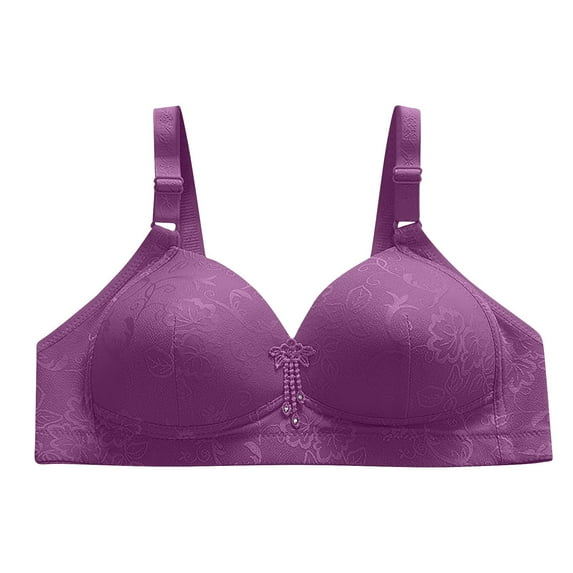 Taqqpue Womens Wireless Bras Solid Color Deep V Neck No Underwire Push Up Bras Bralette Basic Seamless Everyday Bra for Women