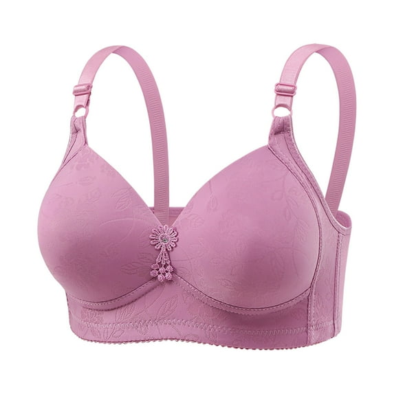 Taqqpue Womens Wireless Bras Solid Color Deep V Neck No Underwire Push Up Bras Bralette Basic Seamless Everyday Breathable Bra for Women