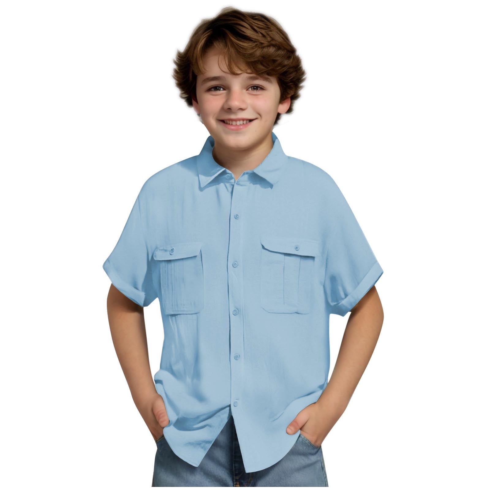 Boys' Short Sleeve Cotton Lucien Top