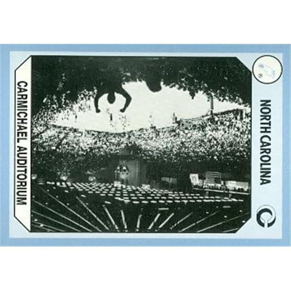 Tar Heels Carmichael Auditorium  Basketball Card (North Carolina) 1990 Collegiate Collection No.195