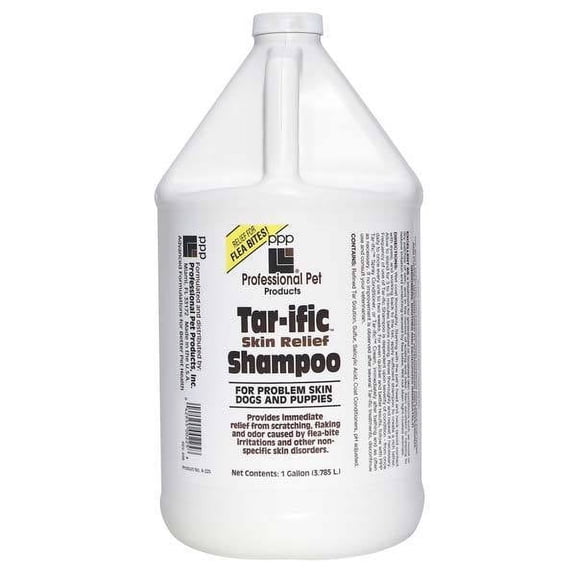 Tar-Rific Skin Soothing Dog Grooming Shampoo Gallon Concentrate Flea Bite Relief