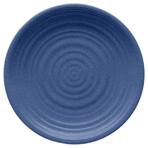 TarHong Blue Bamboo/Fiber Artisan Dinner Plate 1 each
