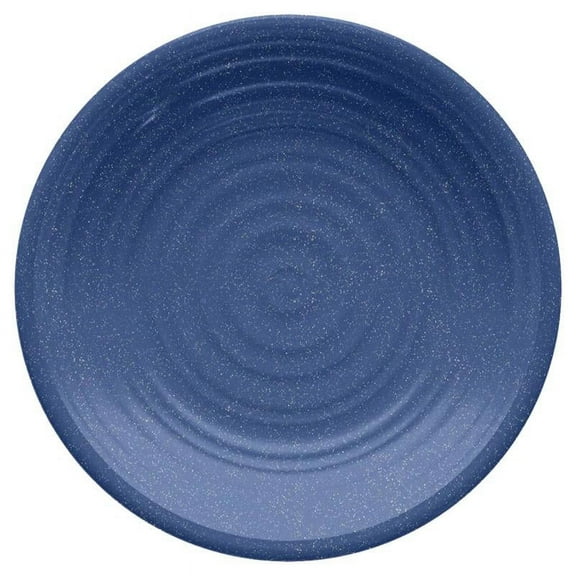TarHong Blue Bamboo/Fiber Artisan Salad Plate 1 pk