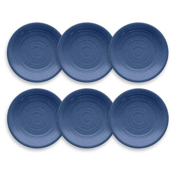 Planta Artisan Salad Plate - Blue - 8.5" - Set of 6