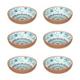 thumbnail image 1 of TarHong Rio Turquoise Floral Bowl, 8" x 2.2", 43.3 oz, Melamine, Set of 6, 1 of 4