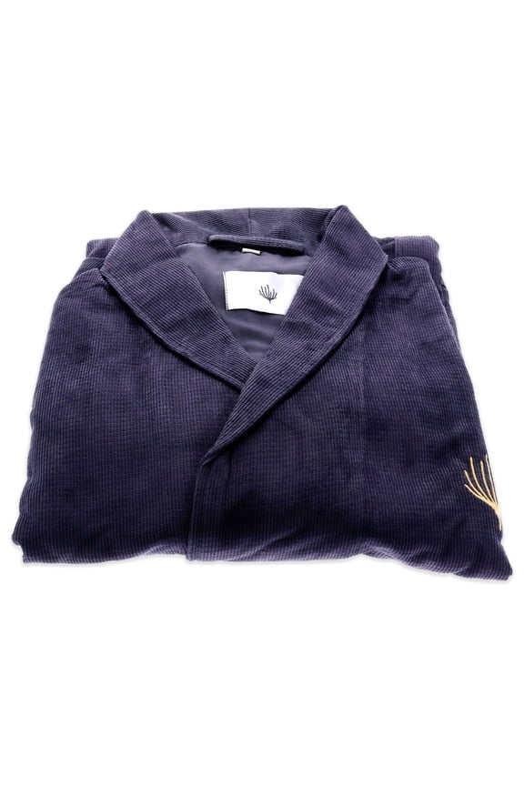 Bathrobe - Charcoal, 1 Pc Bathrobe (OSFM)
