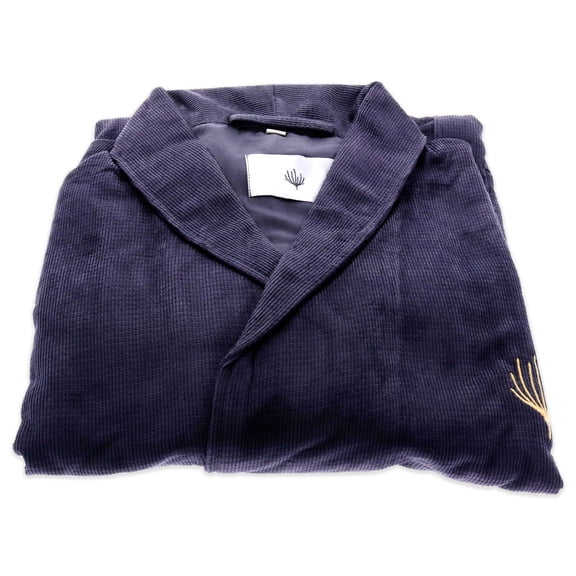 Tara Bathrobe - Charcoal, 1 Pc Bathrobe (OSFM)