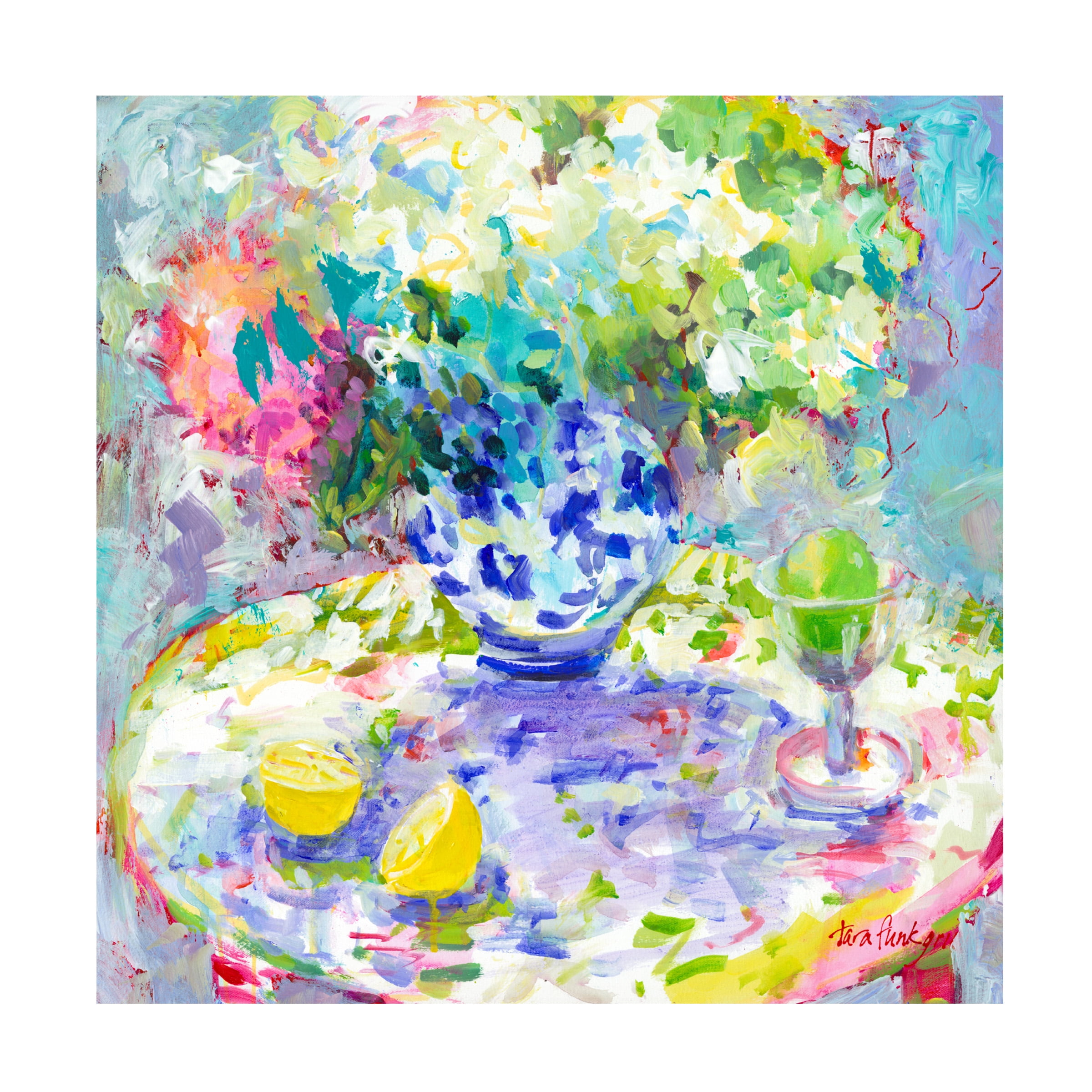 Tara Funk Grim 'Tutti Frutti III' Canvas Art