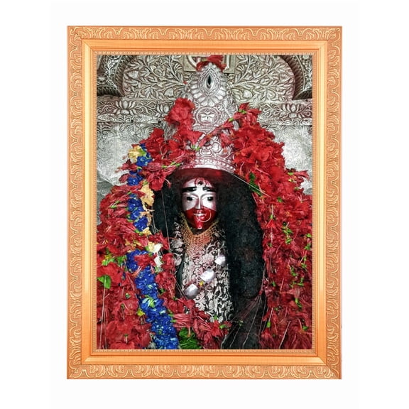 Tara Kali Mata Alluring Art Digital Print Photo In Wallhanging Artwork Frame {11 x 14 Inches} OR {27.94 X 35.56 Cm's} Religious Gifting