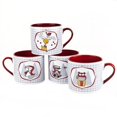 thumbnail image 1 of Tara Reed 33138 20 oz Woodland Christmas Mug - 4 Assorted Color, 1 of 1