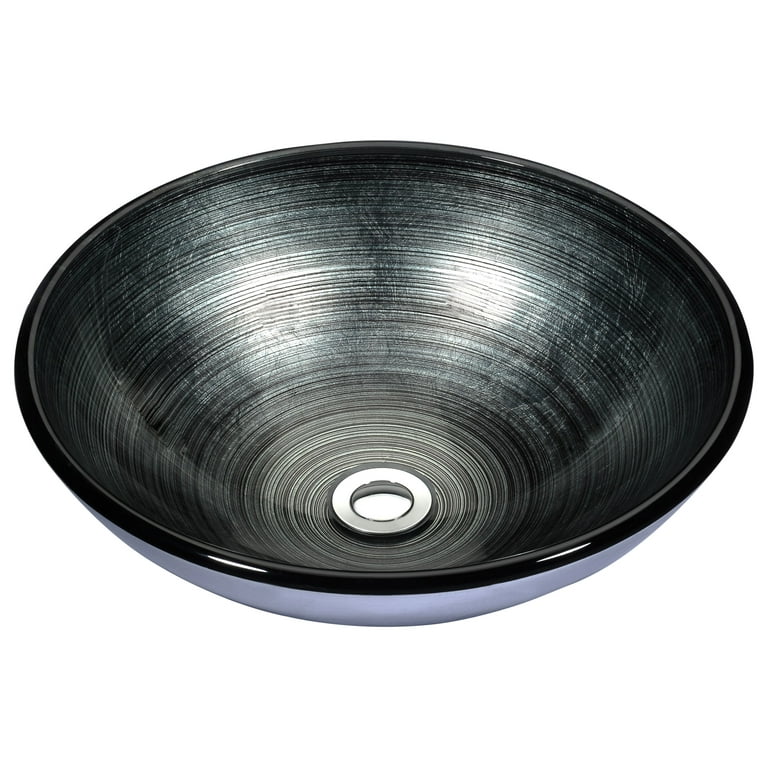 Tara Deco-Glass Vessel Sink in Precious Storm Tara Deco-Glass Vessel Sink in Precious Storm