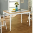 thumbnail image 1 of Tara Tile Top Table, White/Natural, 1 of 6