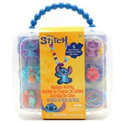 Tara Toy Necklace Activity Set - Disney Stitch - 160pcs, DIY Jewelry Craft Kit, Create 5 Character Charm & Bead Necklaces, Mix-Match Designs, Kids 3+