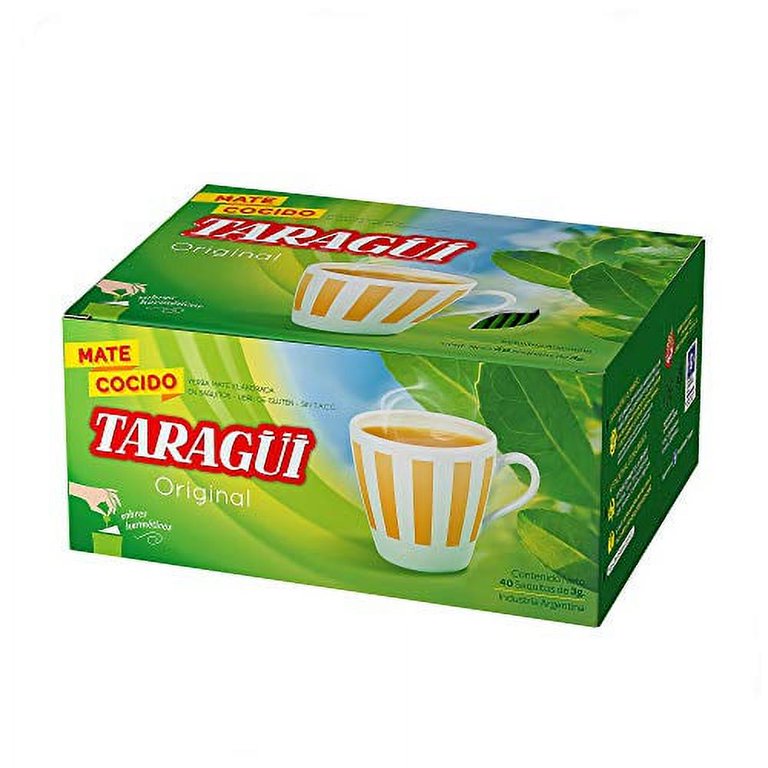 TaragÃ¼i Yerba Mate, 40 wrapped tea bags 