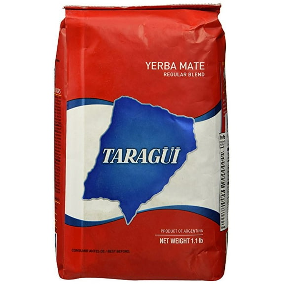 Taragui Yerba Mate Loose Leaf Tea with Stems, 500 g (1.1 lb)
