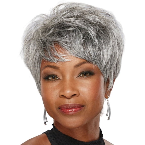 Taraji Human Hair Blend Wig by Especially Yours | 70% Heat-Resistant Fiber & 30% Human Hair Yaki Texture Natural-Look Wig for Women